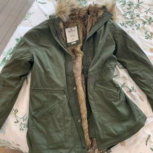 Beautiful Olive Utility Jacket Hollister